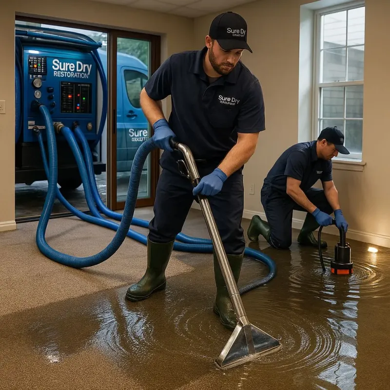 Water Extraction and Removal process in Tazewell, TN